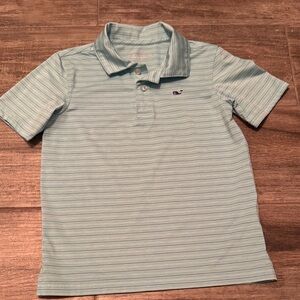 Vineyard Vines Kids Light Blue Polo Shirt